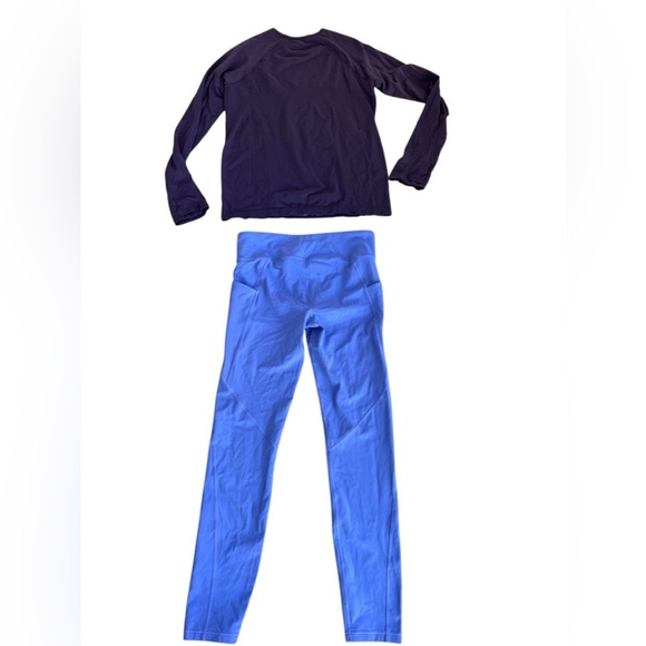 Athleta Girl Bundle! Size XXL 16 Girls Purple Top and Leggings - Picture 7 of 7